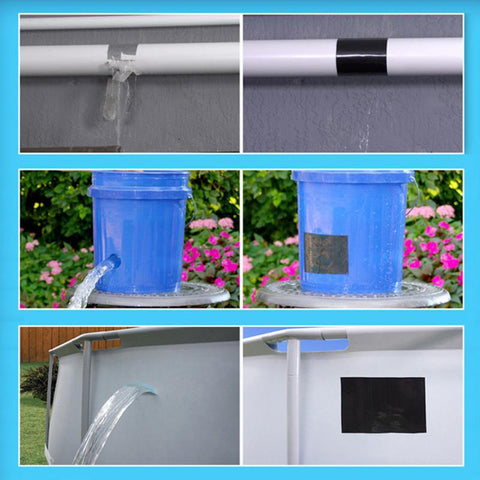 Quick Repairing Stop Leak Tape Super Strong Flex Leakage Repair Waterproof Tape for Garden Hose Pipe Water Tap Bonding