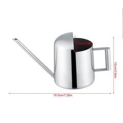 Household Stainless Steel Watering Can Kettle 300/500/1000/1500mL Garden Plant Flower Long Mouth Watering Garden Sprinkling Pot