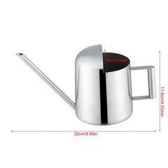 Household Stainless Steel Watering Can Kettle 300/500/1000/1500mL Garden Plant Flower Long Mouth Watering Garden Sprinkling Pot