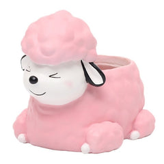 Creative Flower Pot Cartoon Dog Planter Puppy Resin Planters Pots For Flowers Flower Desktop Macetas Home Garden