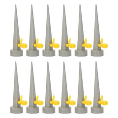 12PCS Self-contained Auto Drip Irrigation Watering System Automatic Watering Spike for Plants Flower Indoor Household