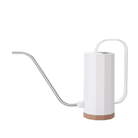 1.2L Watering Can Long Mouth Flowers Potted Plant Sprinkler Kettle Home Irrigation Practical Plastic Handle Bonsai Cylindrical