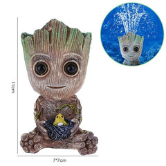 Baby Groot Flowerpot Flower Pot Planter Figurines Tree Man Cute Model Toy Pen Pot Garden Planter Christmas Gift Dropshipping