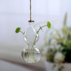 Garden Supplies Home Hanging Glass Ball Vase Flower Planter Pots Terrarium Container Hanging Flower Pot Home Garden Decoration