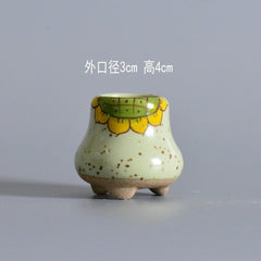 Hot Ceramics MINI Flower Pots For Succulent Plants Nursery Garden Planter Window Box Flower Trough Pot Plants Garden Supplies