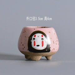 Hot Ceramics MINI Flower Pots For Succulent Plants Nursery Garden Planter Window Box Flower Trough Pot Plants Garden Supplies