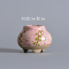 Hot Ceramics MINI Flower Pots For Succulent Plants Nursery Garden Planter Window Box Flower Trough Pot Plants Garden Supplies