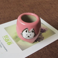 Hot Ceramics MINI Flower Pots For Succulent Plants Nursery Garden Planter Window Box Flower Trough Pot Plants Garden Supplies