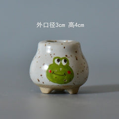 Hot Ceramics MINI Flower Pots For Succulent Plants Nursery Garden Planter Window Box Flower Trough Pot Plants Garden Supplies