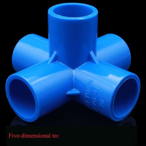 4 Types 20mm 25mm 32mm PVC Pipe Fittings 3/4/5/6 Ways Home Garden Irrigation Hose Fittings Water Connectors DIY Tools