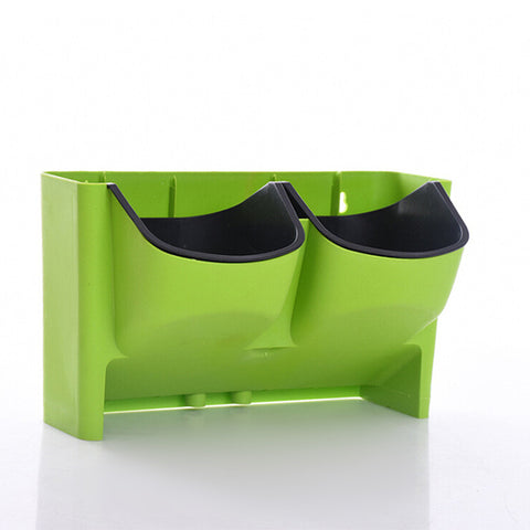 Flower Pot Stackable Wall Planter Garden Flower Pots Wall Hanging Vertical Succulents Plant Pot Bonsai Pot Home Decor Wholesale