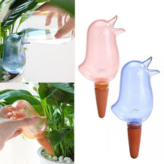 1pcs Automatic Plant Flower Self Water Tool Irrigation Watering Spike for Plants Flower Transparent Bird Shaped Dripper Pot