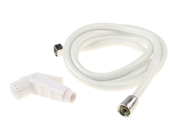 Watering can shower white plastic hose 2.5 m NI2478