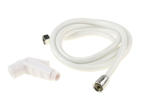 Watering can shower white plastic hose 2.5 m NI2478