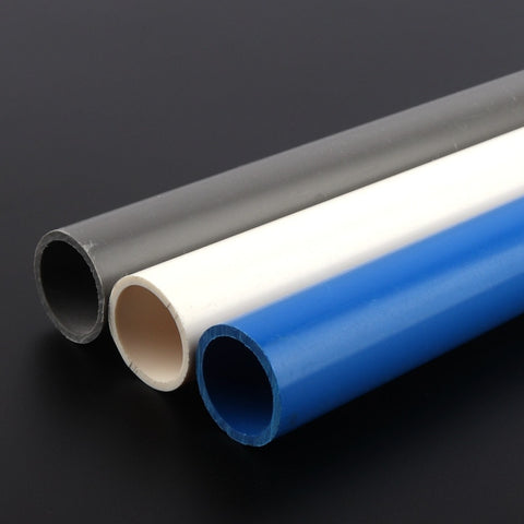 1pc O.D 20 25mm PVC Pipe Length 50cm 19" Agriculture Garden Irrigation Aquarium Fish Tank Drinking Water Tube 3 Colors Available