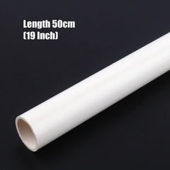 1pc O.D 20 25mm PVC Pipe Length 50cm 19" Agriculture Garden Irrigation Aquarium Fish Tank Drinking Water Tube 3 Colors Available