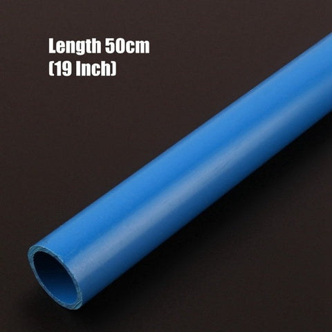 1pc O.D 20 25mm PVC Pipe Length 50cm 19" Agriculture Garden Irrigation Aquarium Fish Tank Drinking Water Tube 3 Colors Available