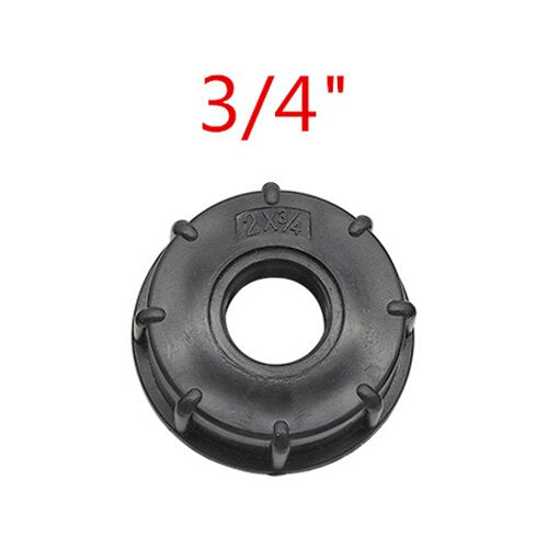 1/2" 3/4" 1" Female Thread to 60mm Female Thread IBC Tank Connector Valve Faucet Adapter Garden Irrigation Pipe Connection Tools