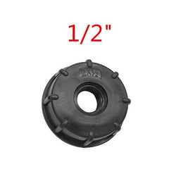 1/2" 3/4" 1" Female Thread to 60mm Female Thread IBC Tank Connector Valve Faucet Adapter Garden Irrigation Pipe Connection Tools