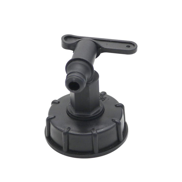 2 x 3/4" Thread Plastic IBC Tank Tap 1000L IBC To 1/2"(15mm) Adapter Garden Irrigation Connection Valve Hose Switch Fittings