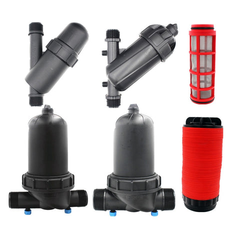 Disc Filter Screen Filter 3/4" 1" 2" Stack Filter  For Gardening Screen Filter Drip Irrigation Tank Pump Micro Watering