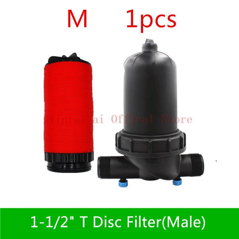 Disc Filter Screen Filter 3/4" 1" 2" Stack Filter  For Gardening Screen Filter Drip Irrigation Tank Pump Micro Watering