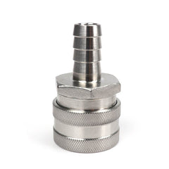 Stainless Steel 304 Homebrew Beer Quick Disconnect Set Homebrew Fitting 1/2"barb and 1/2"NPT Connector Home Brewing