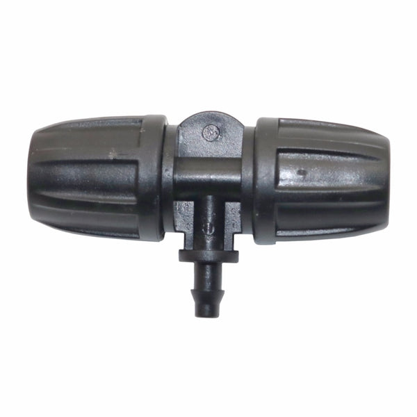 6 pcs garden hose nozzle splitter 8 / 11mm to 4 / 7mm Black plastic hose connector