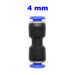 4mm 6mm 8mm 10mm 12mm 14mm 16mm OD Hose Tube Slip-lock  Straight Quick Connector Garden Irrigation Pipe Connectors 6 Pcs
