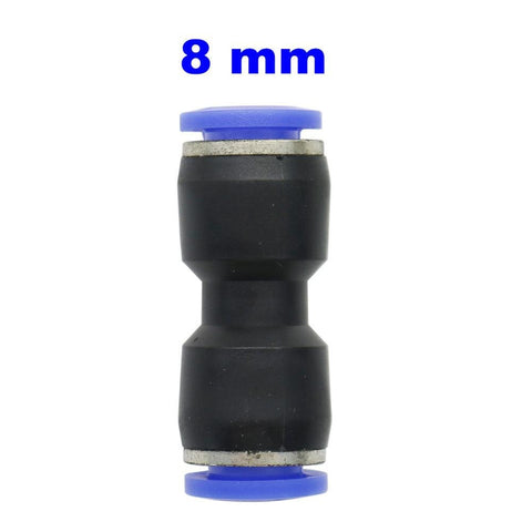 4mm 6mm 8mm 10mm 12mm 14mm 16mm OD Hose Tube Slip-lock  Straight Quick Connector Garden Irrigation Pipe Connectors 6 Pcs