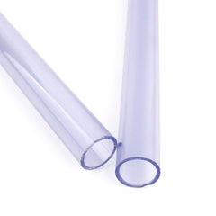 1pc Outer Dia 20mm Transparent PVC Pipe 50cm Length Plastic Aquarium Fish Tank Hard Tube Greenhouse Irrigation Garden Water Pipe