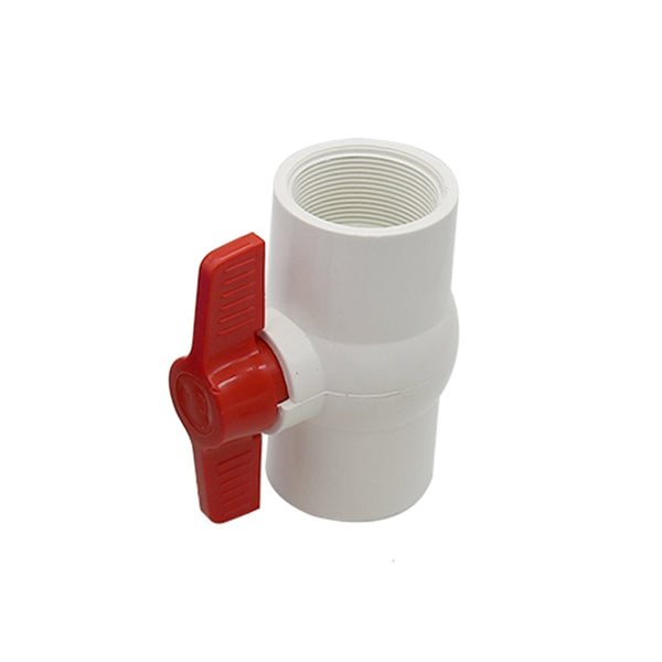 1/2" 3/4" 1" Female Thread PVC Ball Valve Garden Waterstop Connectors Irrigation Aquarium Tank Pipe Switch Fittings