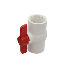 1/2" 3/4" 1" Female Thread PVC Ball Valve Garden Waterstop Connectors Irrigation Aquarium Tank Pipe Switch Fittings