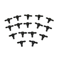 20pcs 4/7 mm to 6mm 3 Way Shunt Connector Atomizing Nozzle Fitting Barbed Connector Garden Irrigation Hose Sprinkler System