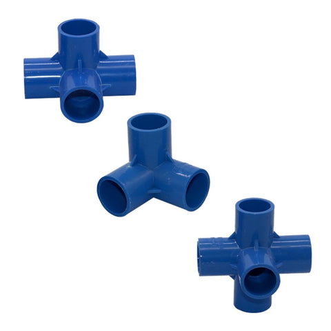 1Pc Inner Diameter 25mm Three-way Four-way Five-way PVC Pipe Connectors Home Garden Irrigation Water Tube DIY Accessories
