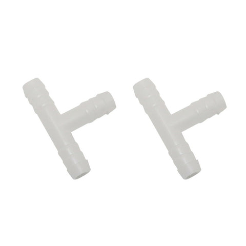 10mm Hose Tee Barb Connector Agriculture Garden Irrigation Water Splitter Water Quick Coupling Pipe Fittings 10 Pcs