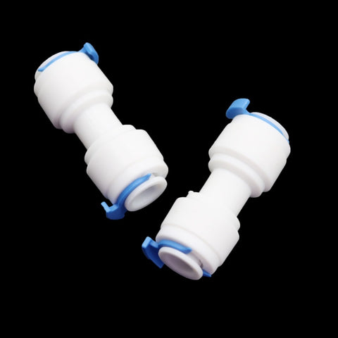 5Pcs 1/4 Inch Straight Slip Lock Quick-connectors Irrigation Butt Pneumatic Pipe Connection Fittings 6mm Garden Water Connector