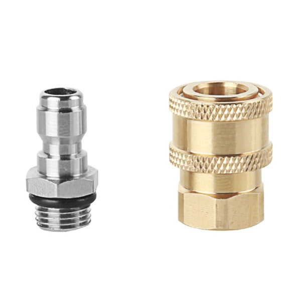 14 To 1/4 Hose Adapter Brass Connector Foam Bottle Set Washer Nozzle Quick Release M22 Plug Coupling Male Female