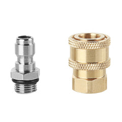 14 To 1/4 Hose Adapter Brass Connector Foam Bottle Set Washer Nozzle Quick Release M22 Plug Coupling Male Female