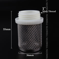 2pcs SS304 Net Filter Garden Micro Irrigation Water Pump Protect Hose Mesh Filter Water Clean Screen Durable Mesh Filters