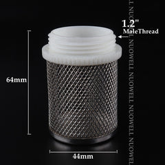 2pcs SS304 Net Filter Garden Micro Irrigation Water Pump Protect Hose Mesh Filter Water Clean Screen Durable Mesh Filters