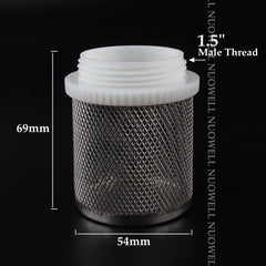 2pcs SS304 Net Filter Garden Micro Irrigation Water Pump Protect Hose Mesh Filter Water Clean Screen Durable Mesh Filters