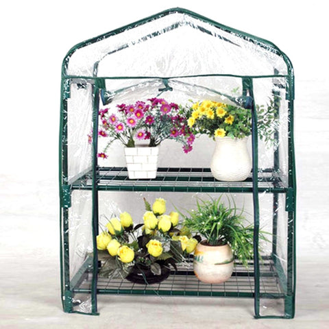 2/3/4/5 Tiers Home Plant Portable PVC Greenhouse Garden Cover Plants Flowers Mini Garden Cover Without Iron Frame