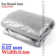 40m~5m 0.02mm Garden Silvery Black Reflective Film Orchard Fruit Tee Planting Plastic Mulch Film Greenhouse Vegetable Care Cover