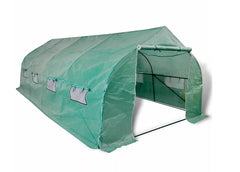 VidaXL Portable Steel Frame Greenhouse Warm Garden Tier Cover Walk-In Household Plant Greenhouse Tent Protect Plant Flowers