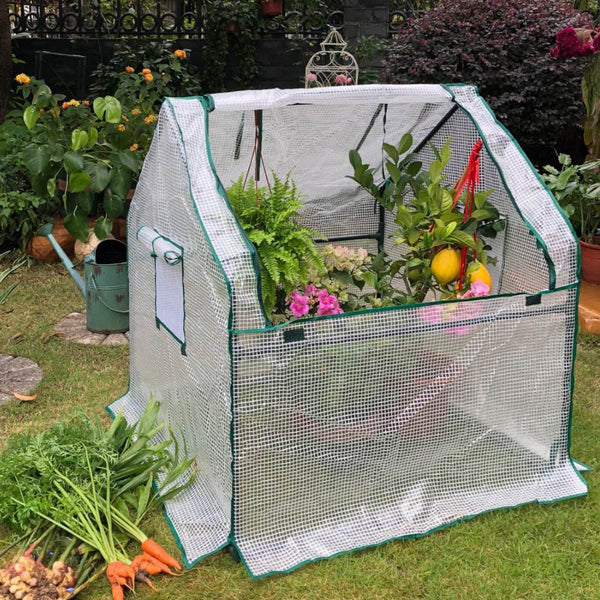 90x90x90cm Mini Greenhouse Kit Home Outdoor Flowers Plants Gardening Room Winter Warm Shelter Shade Balcony Garden Building