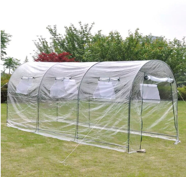 VidaXL Transparent Greenhouses Warm Garden Tier Household Plant Greenhouse Cover Outdoor Garden Plant Grow House Protect Plants