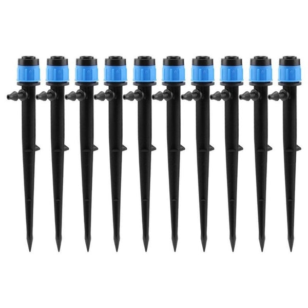 10pcs/Set 360 Irrigation Sprinkler Spray Dripper Garden Plants Watering Nozzle Drip Irrigation System Sprinklers Watering kits