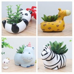 Succulent Plant Pot Cute Animal Flower Planter Flowerpot Create Design Lovely Little Animals Home Garden Bonsai Pots
