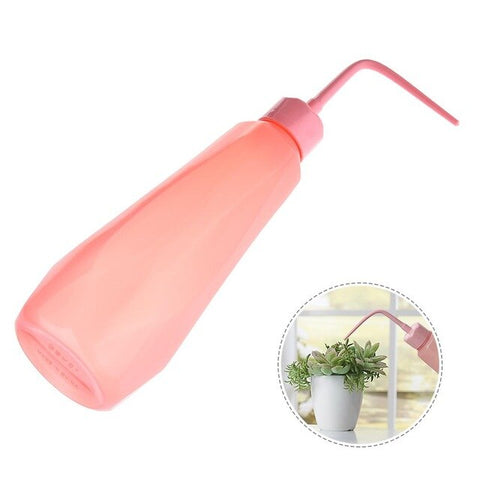 480 ML Capacity  Water bottle Hand Press Succulent Plant Curved Spout Watering Can Squeezing Watering Spray Tool Fertilization
